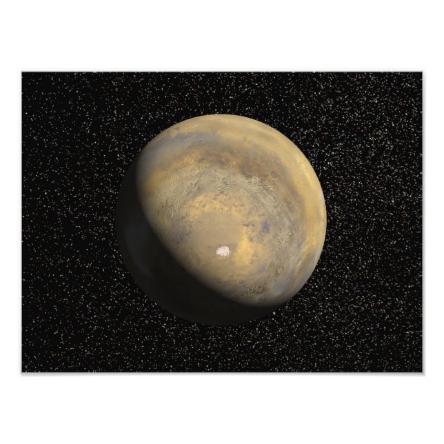 Impression Photo Vue globale de Mars (Devant)