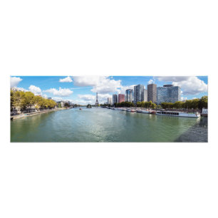 Impression Photo Vue panoramique de Front de Seine - Paris, France