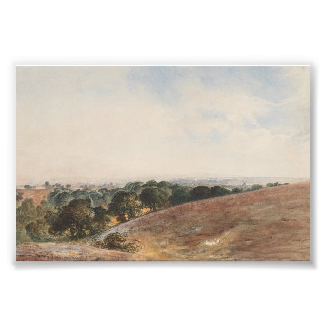 Impression Photo Vue sur South Downs - John Martin (Devant)