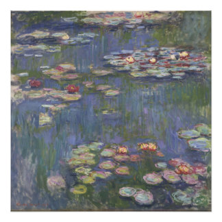 Impression Photo Water Lilies by Claude Monet