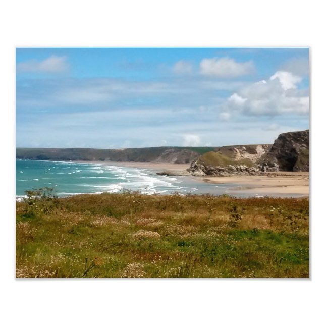 Impression Photo Watergate Bay Beach Newquay Cornwall Angleterre (Devant)