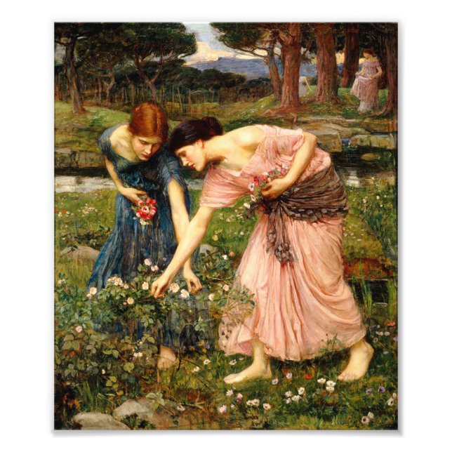 Impression Photo Waterhouse Gather Ye Rosebuds Imprimer (Devant)