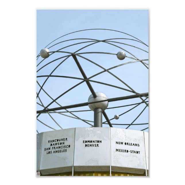 Impression Photo Weltzeituhr (Devant)