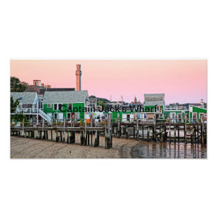 Impression Photo Wharf de capitaine Jack - Provincetown, mA