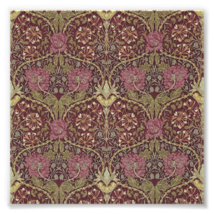 Impression Photo William Morris, Honeysuckle, floral.