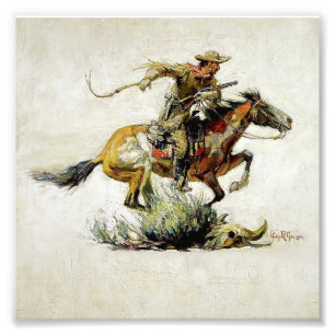 Impression Photo « Winchester Horse and Rider » par Philip R Goodwi