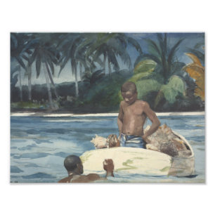 Impression Photo Winslow Homer - West India Divers