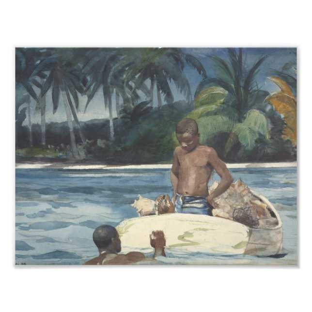 Impression Photo Winslow Homer - West India Divers (Devant)