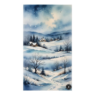 Impression Photo Winter Countryside Print