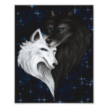 Wolf Heart Print