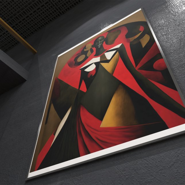 Impression Photo YAO de Exú Celebração do Mensageiro (Poder de Exú na parede.)