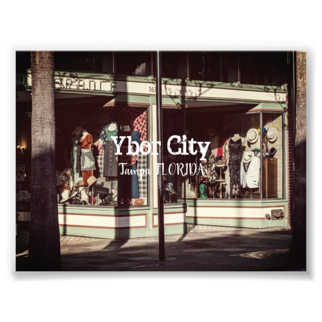 Impression Photo Ybor City, Tampa FLORIDA (Devant)