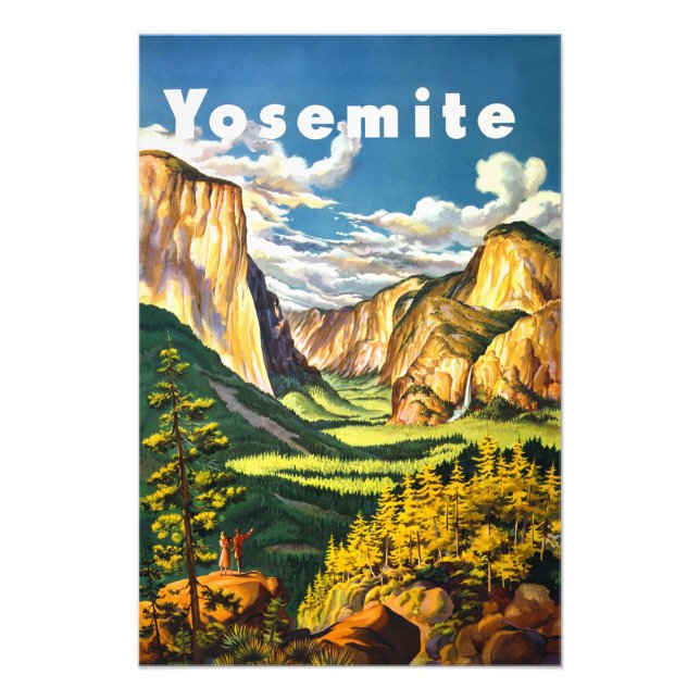 Impression Photo Yosemite National Park California Travel Art (Devant)