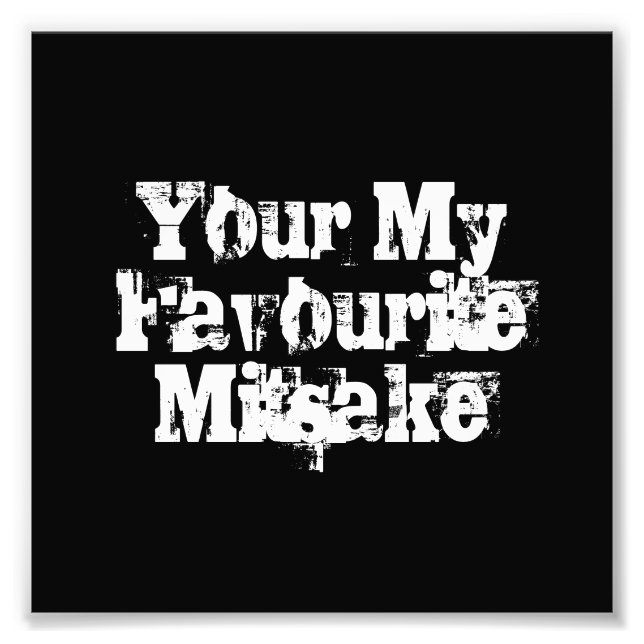 Impression Photo Your My Favourite Mitsake (Devant)