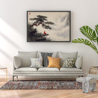 Impression Photo Zen Monk par Misty Waterfall Décor