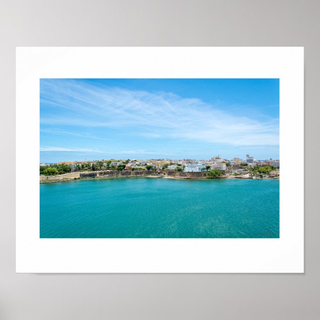 Impression photographique San Juan Porto Rico (Devant)