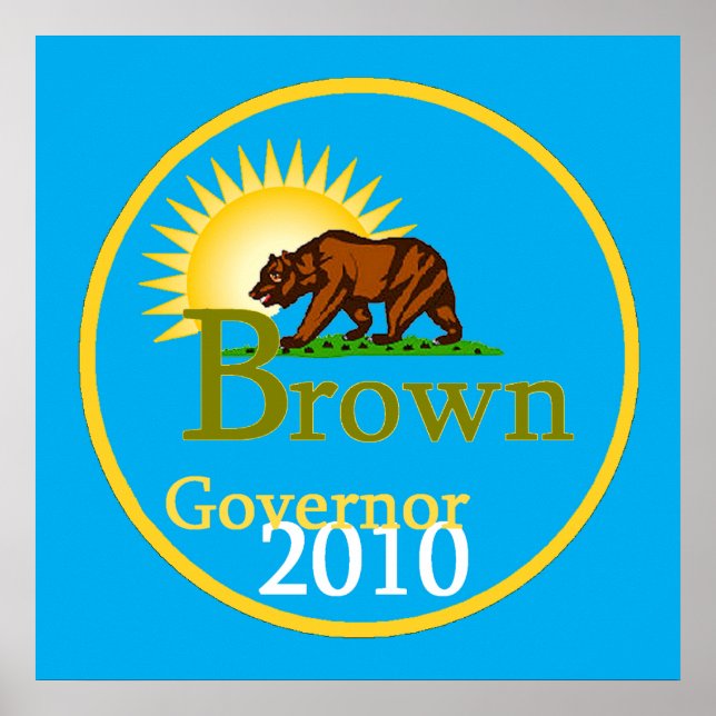 Impression POSTER du gouverneur Brown (Devant)