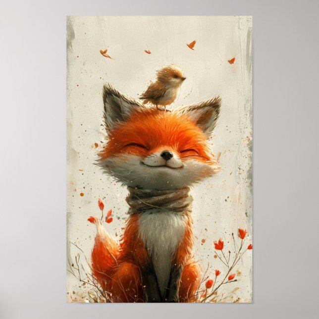 Impression Renard Souriant  (Devant)