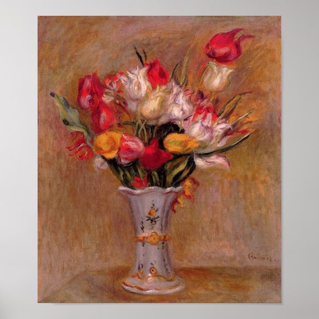 Impression Renoir Red Tulips (Devant)