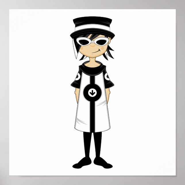 Impression Retro Mod Girl (Devant)