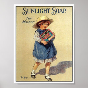 Impression savonneuse vintage