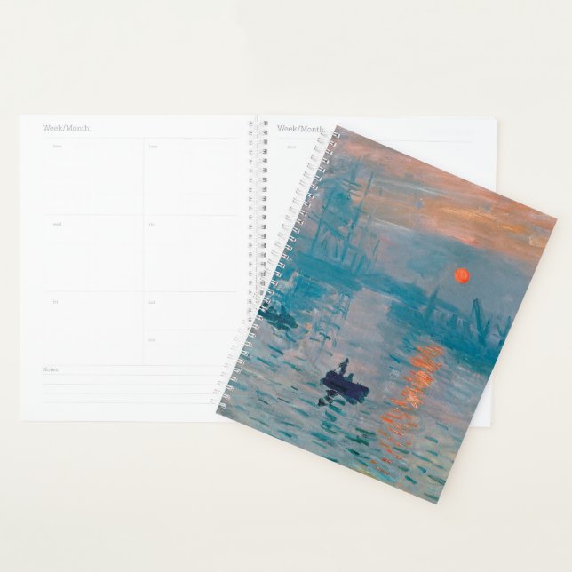 Impression Soleil Levant Claude Monet  (Devant avec enveloppe)