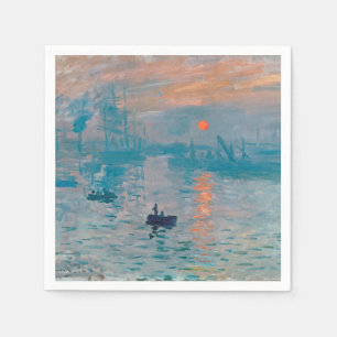 Impression Sonnenaufgang Claude Monet Serviette