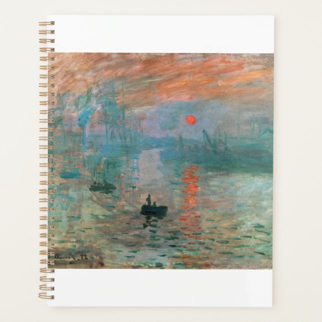 Impression, Sunrise 1872 Claude Monet Planer (Vorderseite)