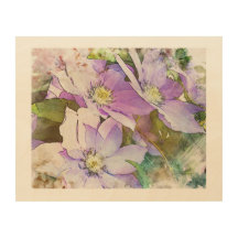 Aquarelle florale et peinture numérique à l'encre
