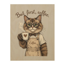 Mais d'abord, chat café