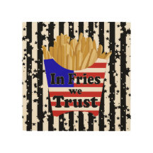 Oreiller 'In Fries We Trust'