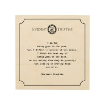 plaque rustique 2 de mur de citation de Benjamin