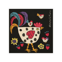 Poulet d'art populaire