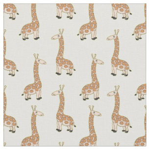 Impression sur tissu personnalisée de girafeau pou