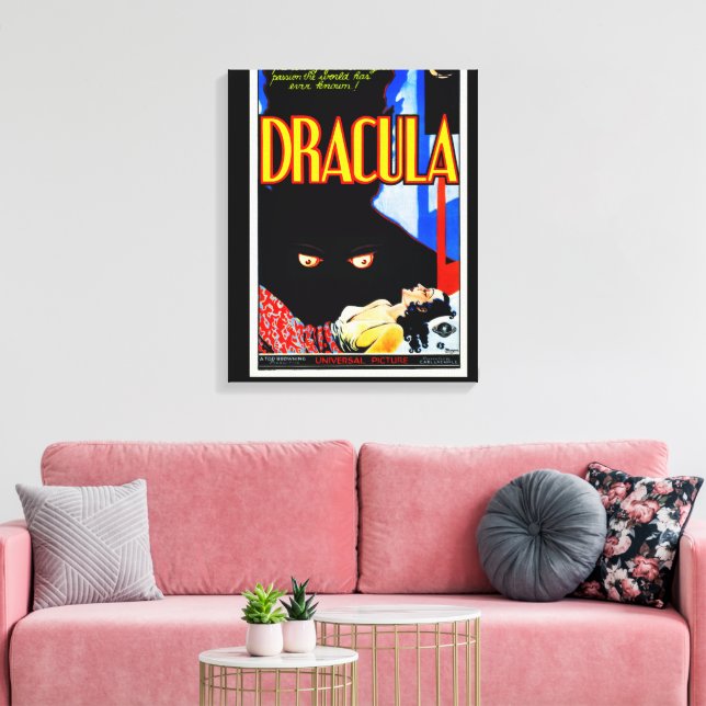 Impression sur toile '1931' DRACULA Classique (Insitu(Salon))