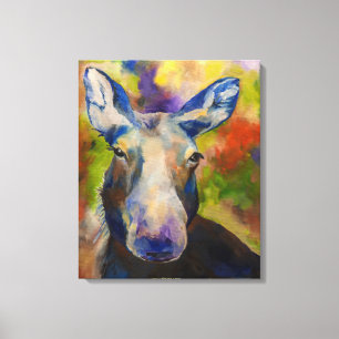 Impression sur toile Alaskan Mr. Moosey Moose