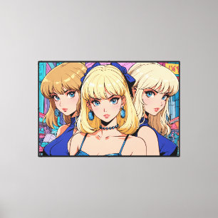 Impression sur toile animes en Stretch