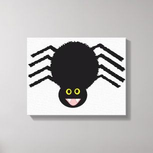 Impression sur toile Araignée noire