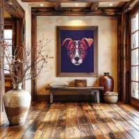 Impression sur toile Chien du zodiaque chinois | F