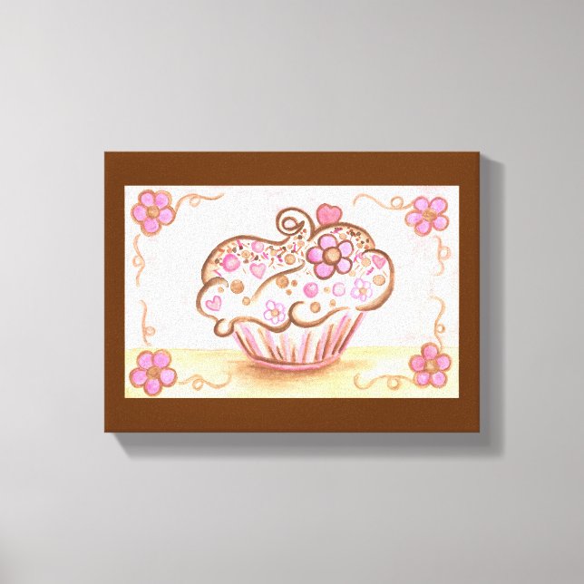 Impression sur toile Cupcake Canvas (Recto)