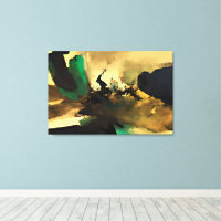 Impression sur toile d'art abstrait d'humeur orien