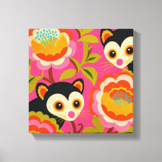 Impression sur toile d'art populaire de koala mign
