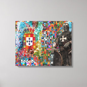Impression sur toile d'art populaire portugais
