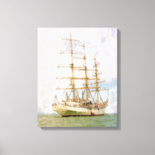 Impression sur toile de bateau