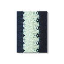 Impression sur toile de beauté Shibori Indigo