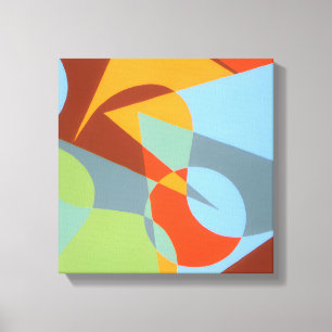 Impression sur toile de botte de cowboy orange abs