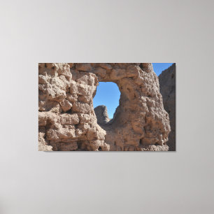 Impression sur toile de Fort en briques de boue