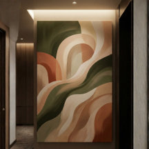 Impression sur toile de la galerie abstraite en te