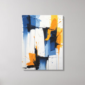 Impression sur toile de peinture abstraite moderne