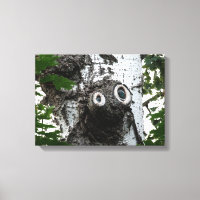 Impression sur toile de photo de visage magique d'